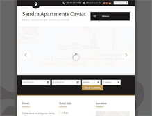 Tablet Screenshot of apartments-cavtat.com